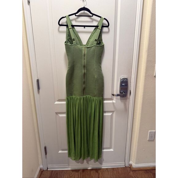 Elliatt Green Seraphina V-Neck Bandage Maxi Dress Wedding Guest Size S NWT - Picture 7 of 9